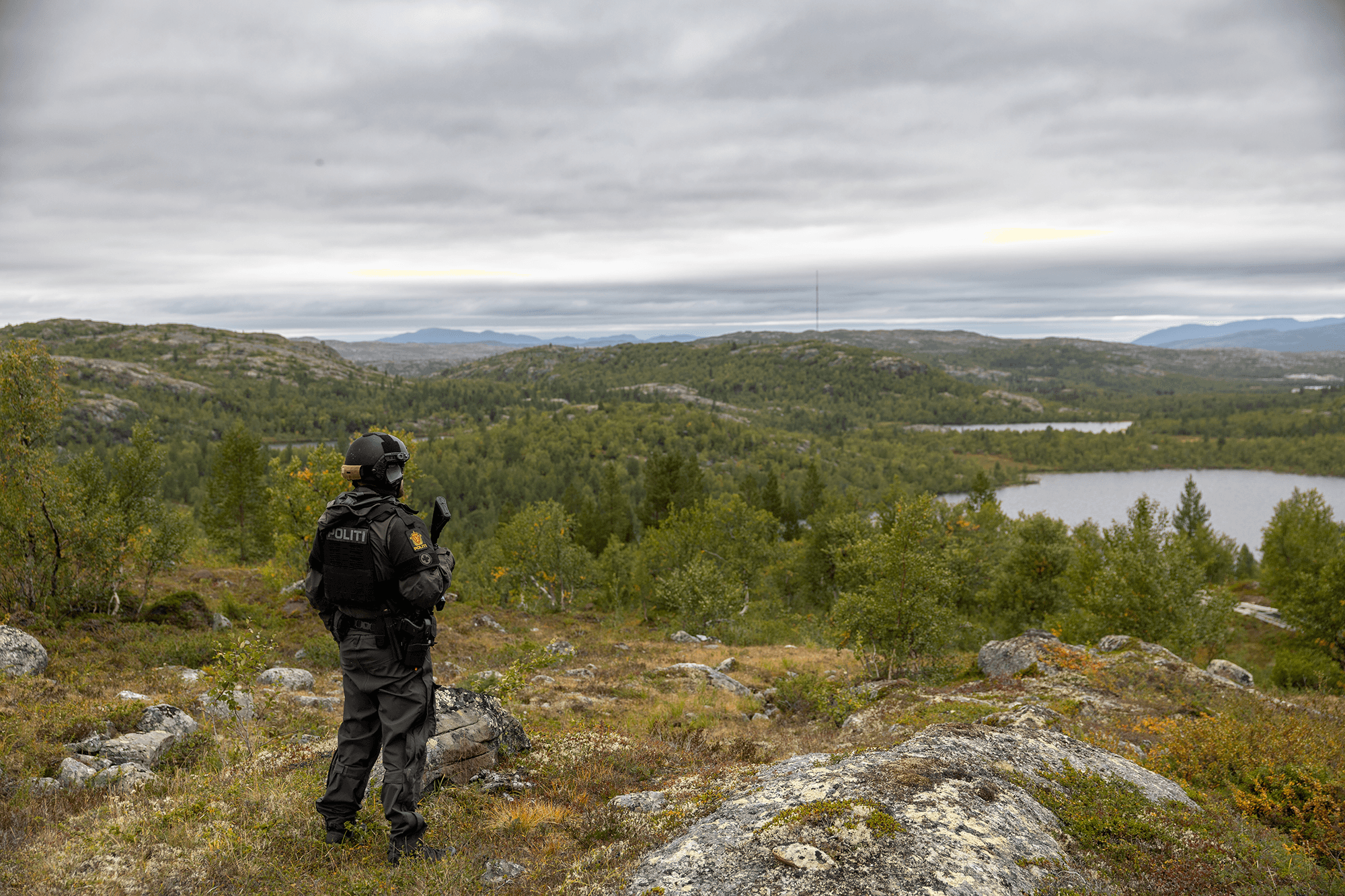 Illustrasjonsbilde for politiets trusselvurdering. Grenseovervåking.